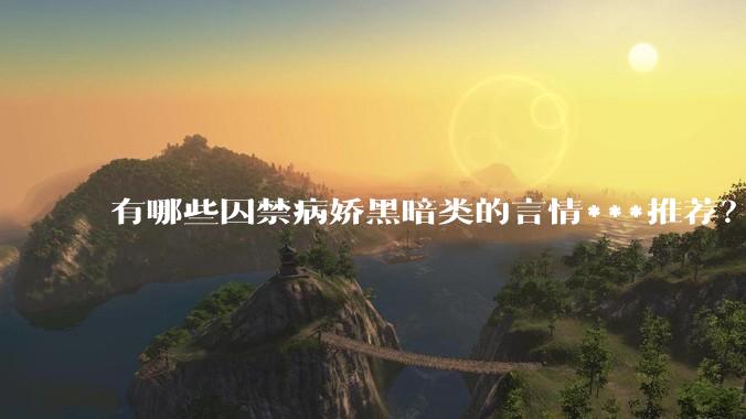 有哪些囚禁病娇黑暗类的言情***推荐？